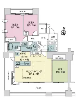 ライオンズマンション美術館通りプロムナード棟