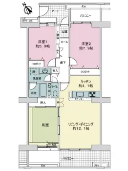 ヴェルディールみなみ野東２号棟
