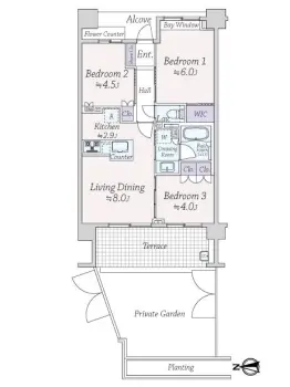 グローベルザ・ガーデン新宿西落合