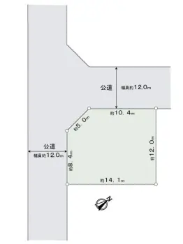 手稲区前田九条九丁目古家付土地