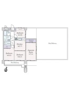 グリーンパーク北綾瀬第２