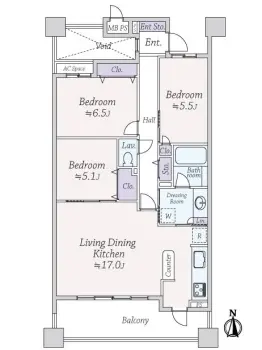 ライオンズマンション甲子園口ラルジュ弐番館