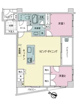 グランディア百道浜通り