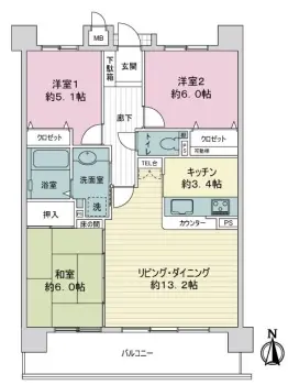 ユーハウス第３蜆橋