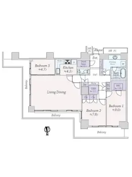 Ｗ　Ｃｏｍｆｏｒｔ　Ｔｏｗｅｒｓ　ＷＥＳＴ