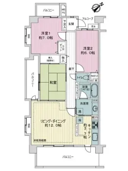 ライオンズマンション鷺沼フォレストヒルズ　ノースウィング