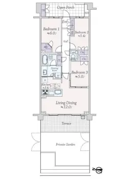 プラウド富士見ヶ丘コートテラス