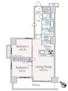 サンリヤン横浜鶴見ブランシエラ