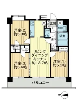 ライオンズモリス府中武蔵台