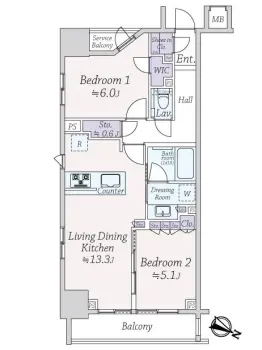 シティハウス目黒ザ・ツインＳＯＵＴＨ棟
