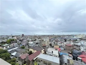 南東向きバルコニーからの眺望