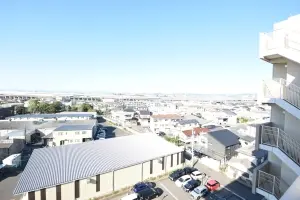 住戸北側共用廊下ーからの眺望