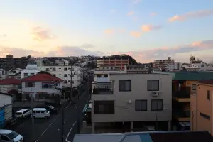 北西バルコニーからの眺望（北側を望む）