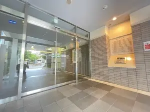 オートロック付きのエントランス