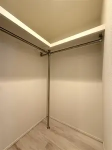 大型のウォークインクロゼット