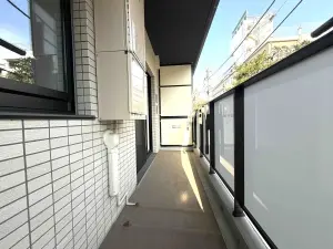 5.76平米のバルコニー