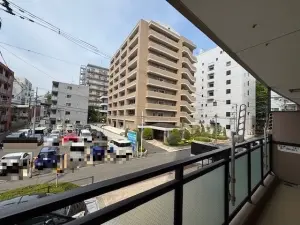 西側バルコニーからの眺望