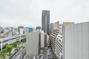 バルコニーから見える眺望（北方向）