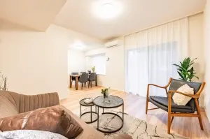 南西向きのリビング・ダイニング