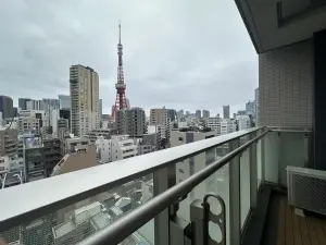 バルコニーからの眺望。眺望は永続的に保証されるものではありません。