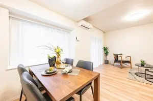 南西向きのリビング・ダイニング