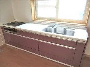 システムキッチン　IHクッキングヒーターグリル付