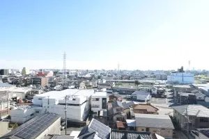 住戸南バルコニーからの眺望