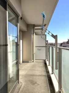 奥行き1.8ｍのバルコニー