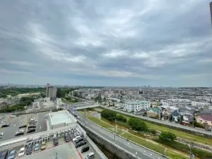 バルコニーからの眺望（眺望は永続的に保証されるものではございません）