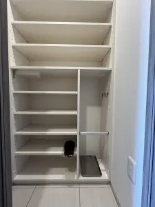 収納力のあるシューズクロゼット