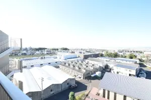 住戸北側共用廊下ーからの眺望