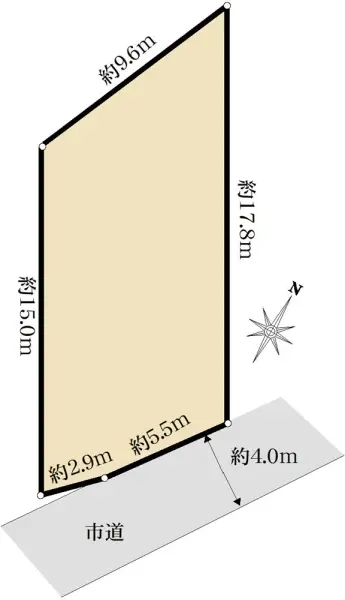 八潮市大字大瀬　土地