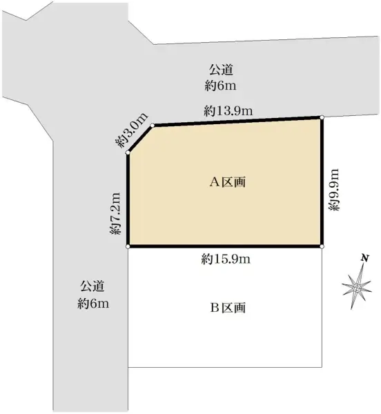 熊谷市久下2丁目土地　A区画