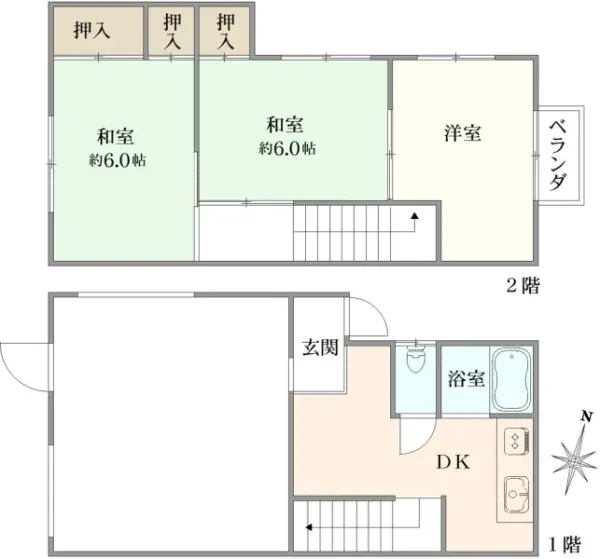 さいたま市南区大字太田窪　中古テラスハウス