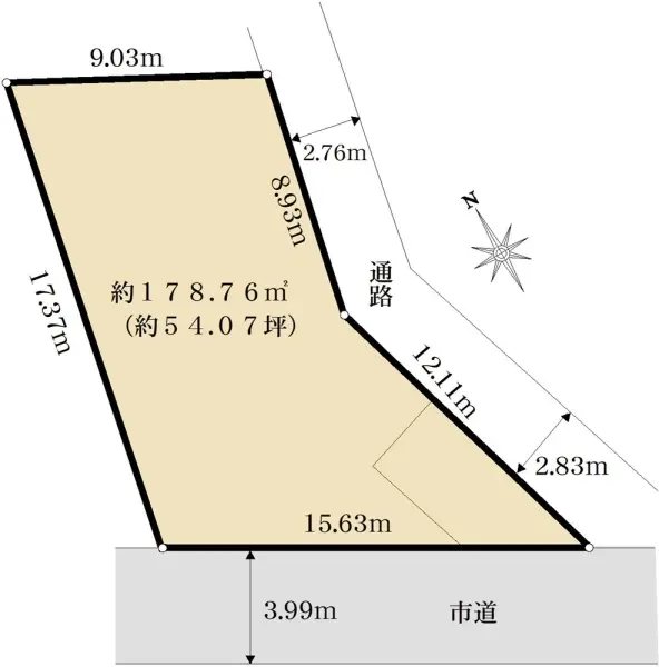 茅ヶ崎市松が丘1丁目　土地