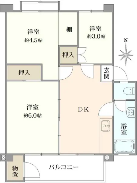 多摩川住宅ハ-2号棟