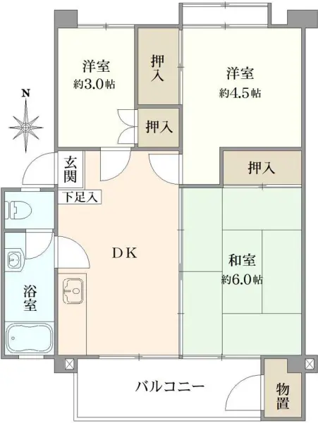多摩川住宅ハ-2号棟
