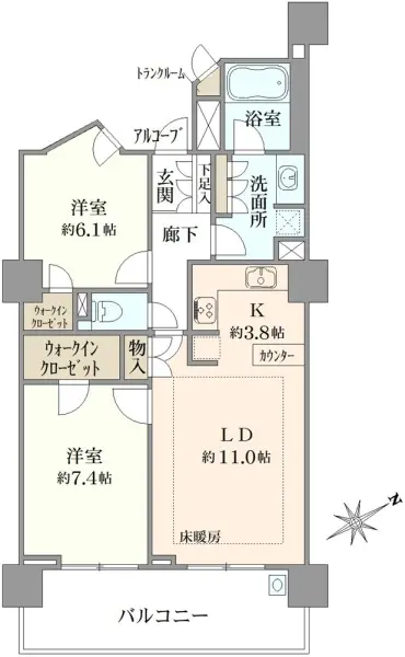 京急シティ上永谷Lウィングウエストウィング