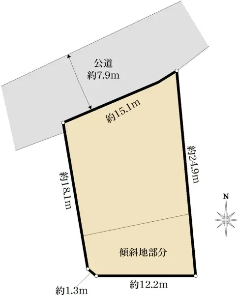鎌倉市西鎌倉1丁目　土地