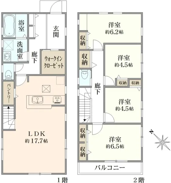 横浜市青葉区すすき野1丁目　新築2号棟