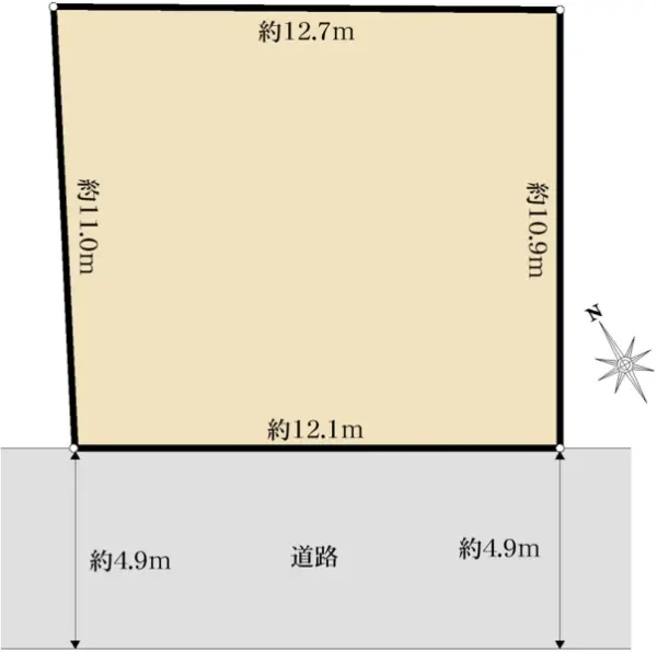 小平市上水南町3丁目　売地