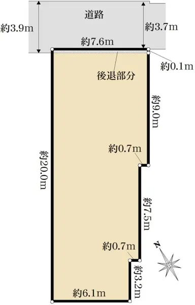 世田谷区宮坂3丁目　土地