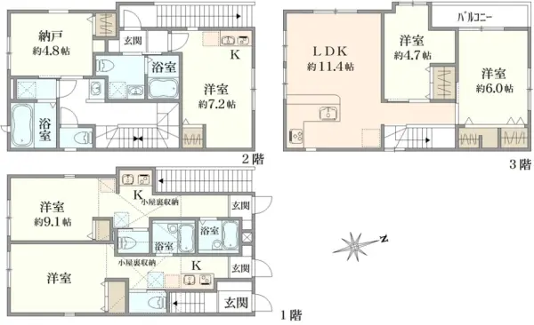 杉並区南荻窪3丁目賃貸併用住宅