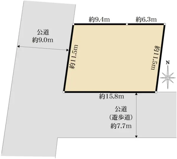 杉並区下井草4丁目　土地