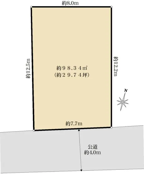 中野区上鷺宮4丁目　売地
