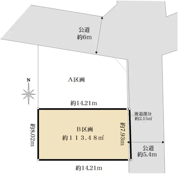 練馬区羽沢2丁目売地　B区画
