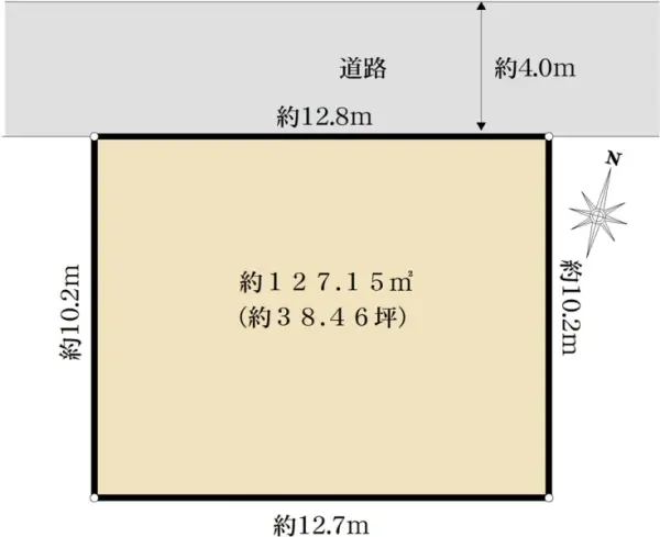 川越市霞ヶ関北2丁目　土地