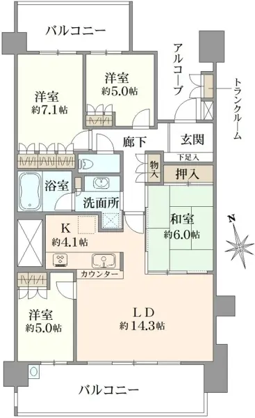 桜堤庭園フェイシアS棟