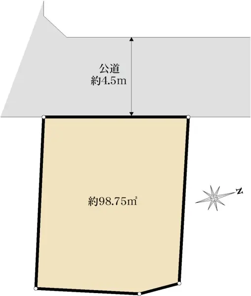 三鷹市下連雀4丁目　建築条件無売地