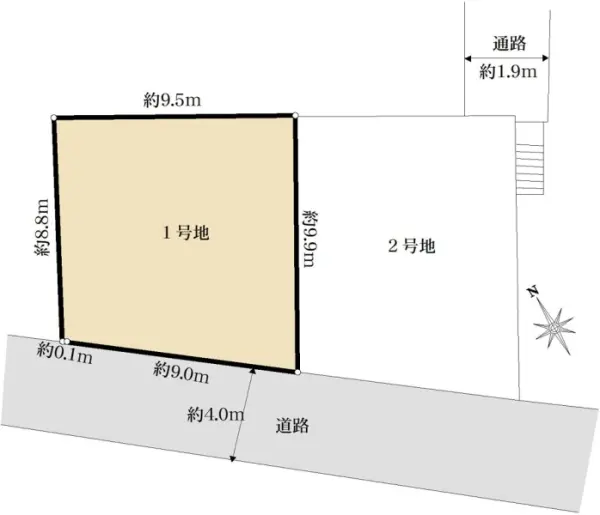府中市紅葉丘二丁目　1号地